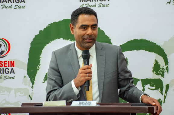 Football Kenya Federation (FKF) president Hussein Mohammed